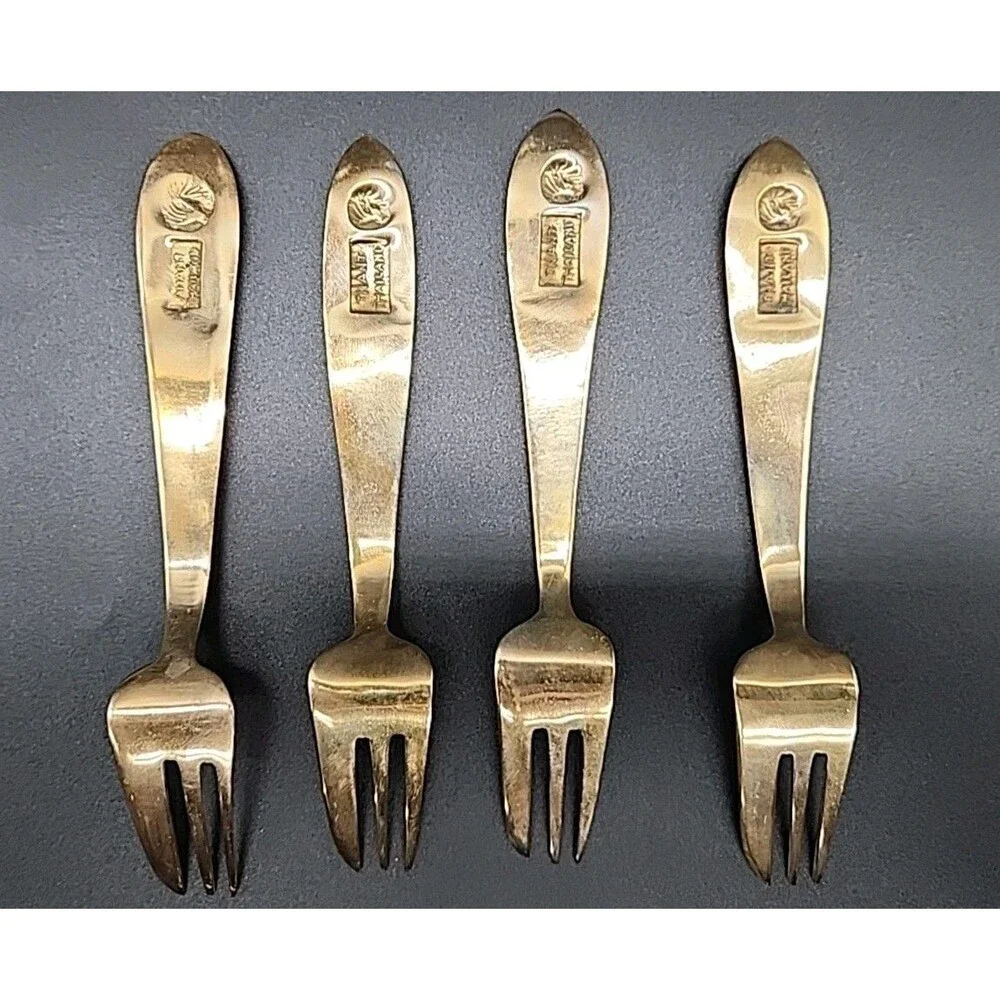 Vtg Thailapidary Buddha 19 Pcs Bronze Goddess Serving Set